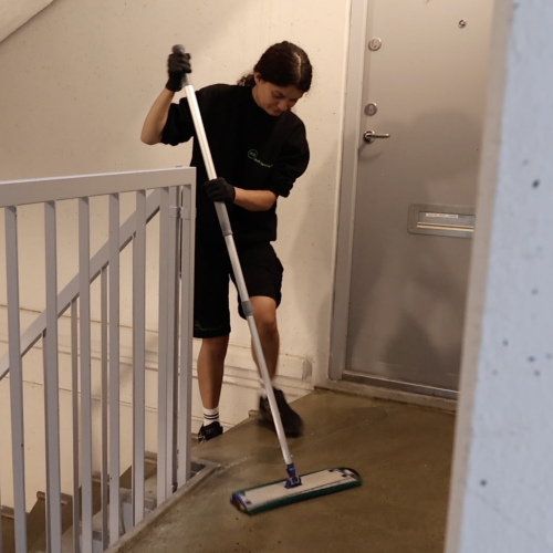 Erhvervsrengøring indendøre