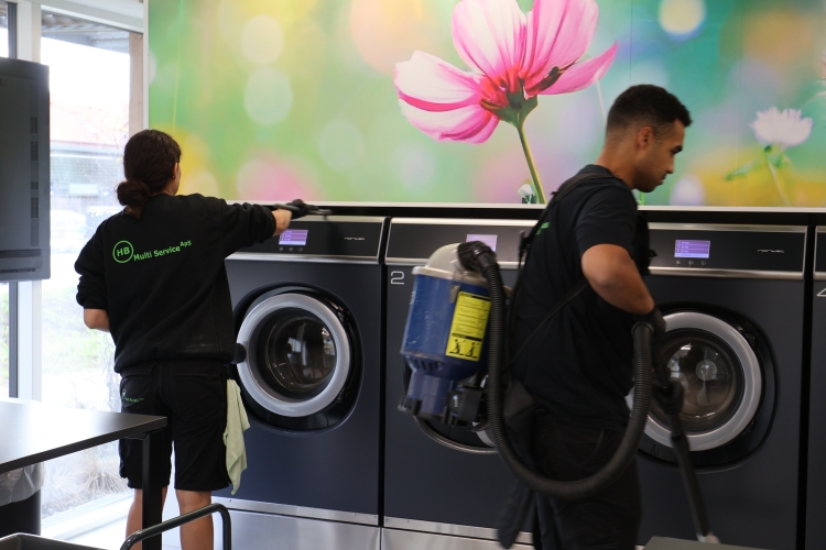 Erhvervsrengøring af vaskemaskiner