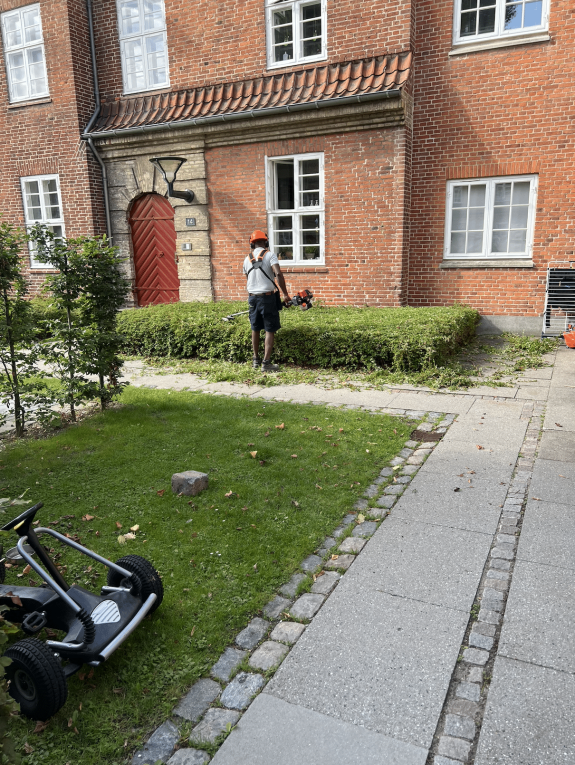 Vedligeholdelse af grønne områder i Valby